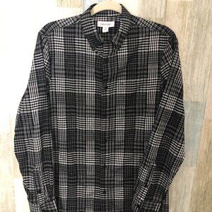 CALVIN KLEIN Button Down Plaid Shirt